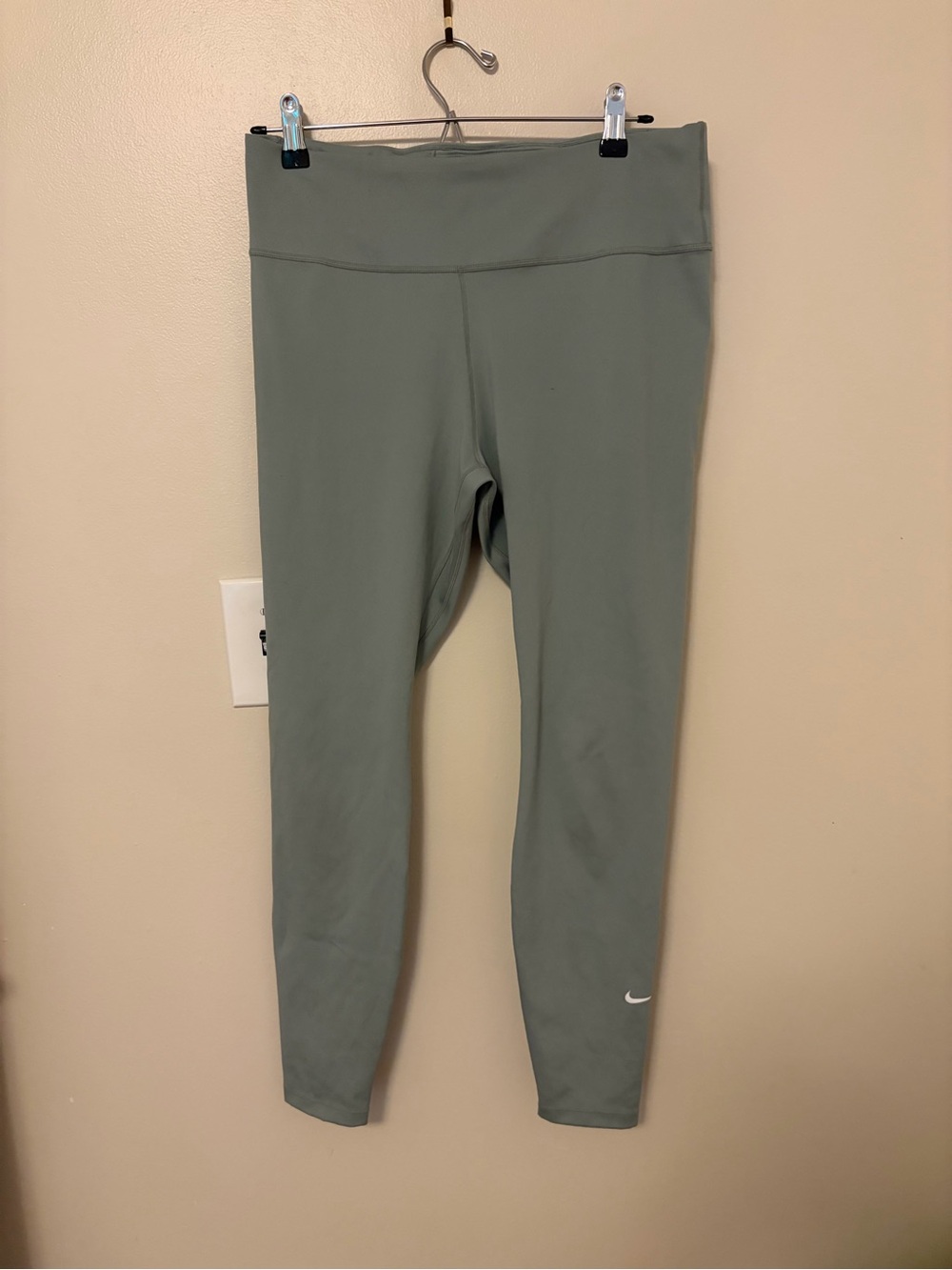 Nike Light Olive Green Dri-FIT Tank Top